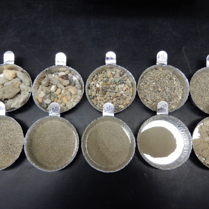 TRAYS OF SAND